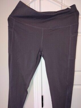 Charcoal High-Waist Active Leggings